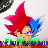 how to draw dragons balls icon