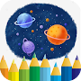 Space Planet Coloring