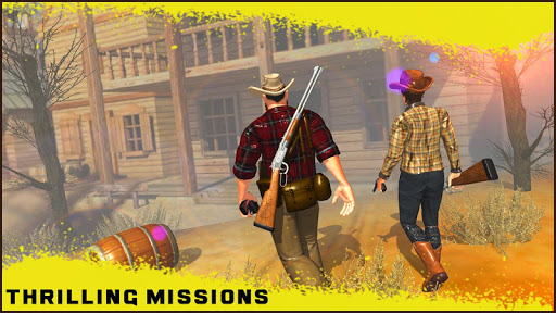 Android application Wild West Cowboy: War Gun Game screenshort