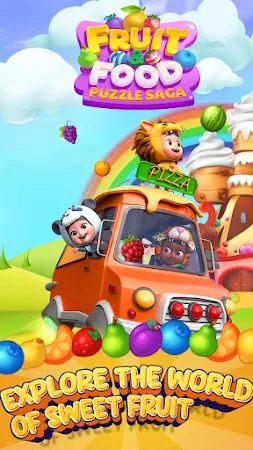 Game screenshot Fruit & Food: Puzzle Saga mod apk