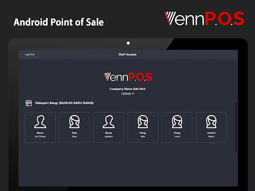 VennP.O.S Screen 2