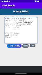 HTML Prettify - Prettifier