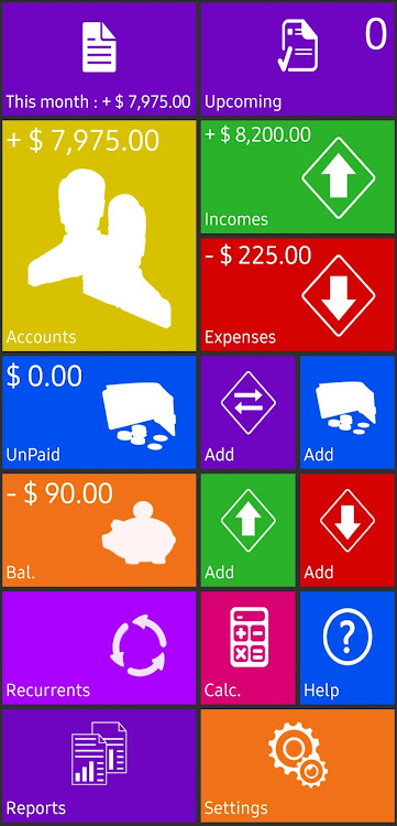 Home Budget Manager Sync - New - (Android)