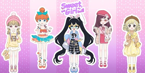 Sweet Girl: Doll Dress Up Game