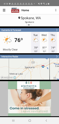 Android application KXLY Weather screenshort