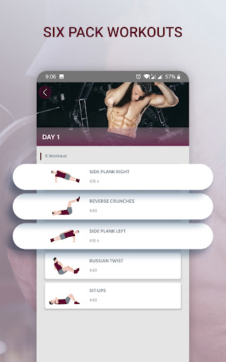 Abs Workout -Six Pack 30 Days Screen 2