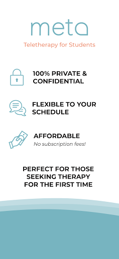 Android application META Teletherapy & Wellness screenshort