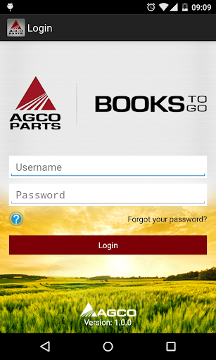 Android application AGCO Parts Books To Go screenshort