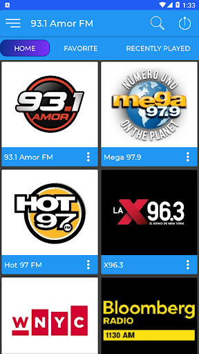Android application 93.1 Amor Bachata y Más Radio screenshort