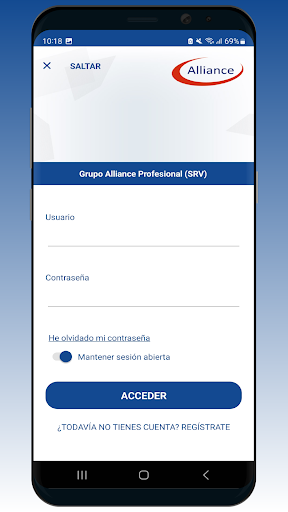 Android application Grupo Alliance Profesional SRV screenshort