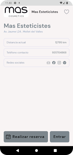 Android application Mas Cosmetics screenshort