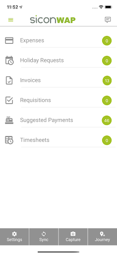Android application Sicon WAP v22 screenshort