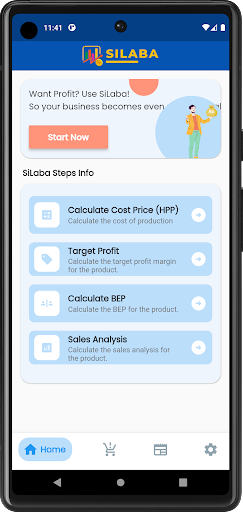 Android application SiLaba screenshort