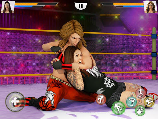 Bad Girls Wrestling Game: Jeux de combat pour femmes GYM