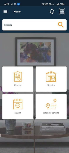 Android application Base Furnishings screenshort