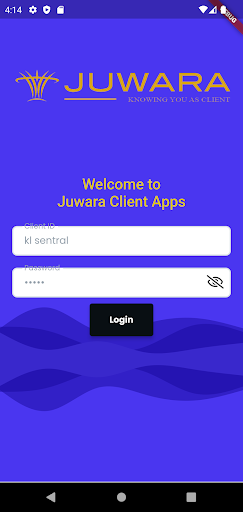 Android application JRT Mobile | Client Juwara screenshort