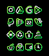 screenshot of LimeLine - Green Icon Pack