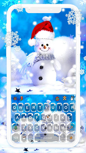 Android application Blue Christmas Theme screenshort