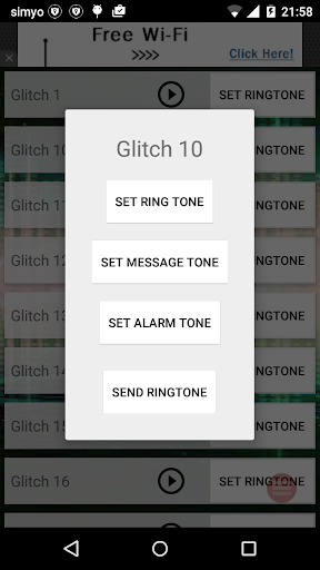 Ringtones Glitch Sounds Screen 3