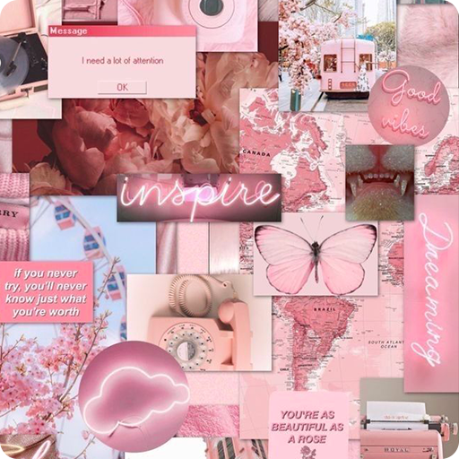 Pink Aesthetic Wallpapers logo