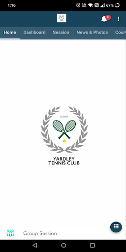 Android application Yardley Tennis Club screenshort