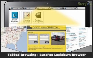 screenshot of SureFox Kiosk Browser Lockdown