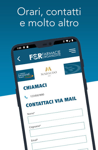 Android application Farmacie Organizzate screenshort
