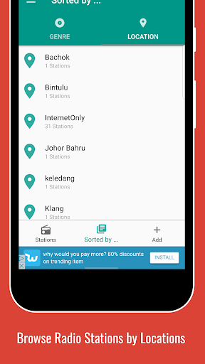 Android application Malaysian Radio screenshort