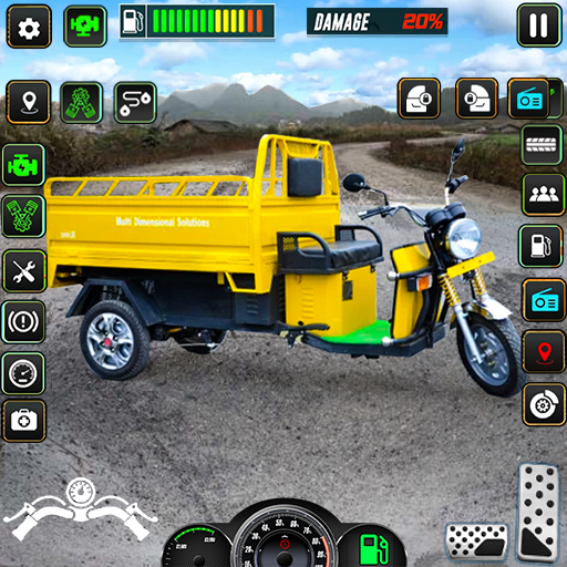 Tuk Tuk Auto Game: Loader Game Logo