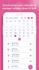 Captura de Pantalla 7 Calendar Planner Task Reminder android