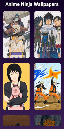 Android application Anime Ninja Wallpapers screenshort