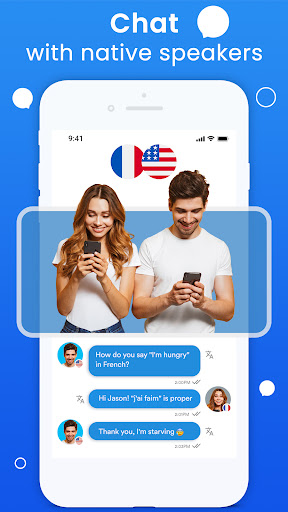 Android application Language Exchange - HeyPal screenshort