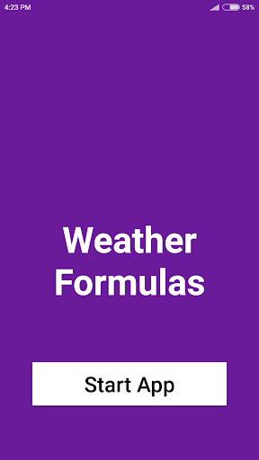 Android application Weather Formulas screenshort