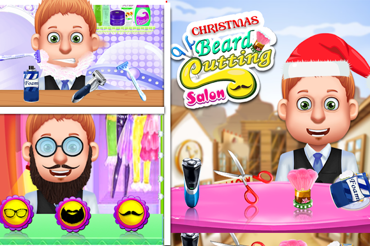 Beard Mustache Christmas Games - 1.1 - (Android)
