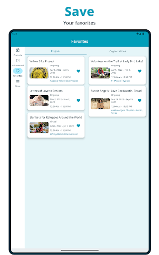 Screenshot of JustServe