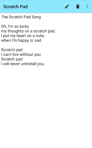 Scratch Pad Screen 2