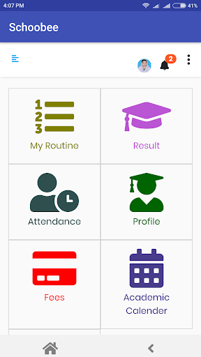 Android application SCHOOBEE screenshort