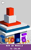 screenshot of Color by Number 3D Voxel paint