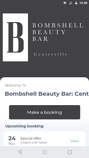 Android application Bombshell Beauty Bar: CVille screenshort