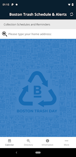 Android application Boston Trash Schedule & Alerts screenshort