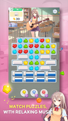 Guitar Girl Match 3 androidhappy screenshots 2