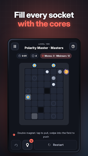 Polarity: Magnet Logic Puzzle screenshot