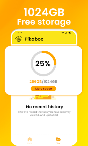 Pikabox: Cloud Space & Live TV 1