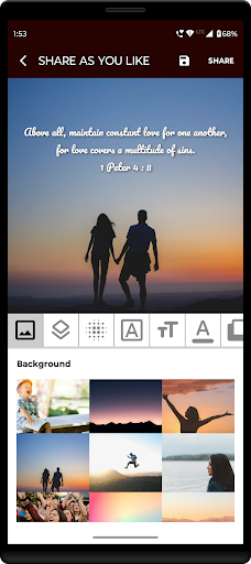 Android application Bible Verse Daily, Promise Box screenshort
