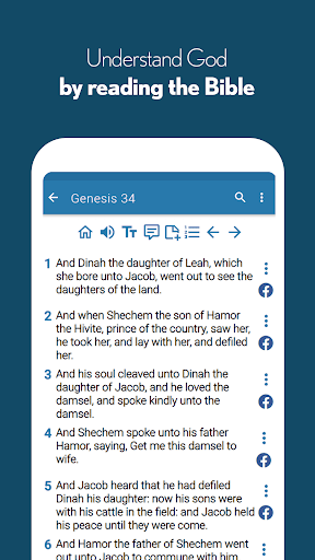 King James Holy Bible - KJV Screen 3