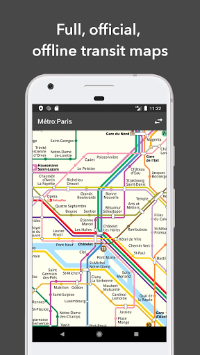 Metro Paris Map: Offline map o Screenshot 1 - AppWisp.com