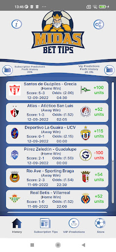 Android application Midas Bet Tips screenshort