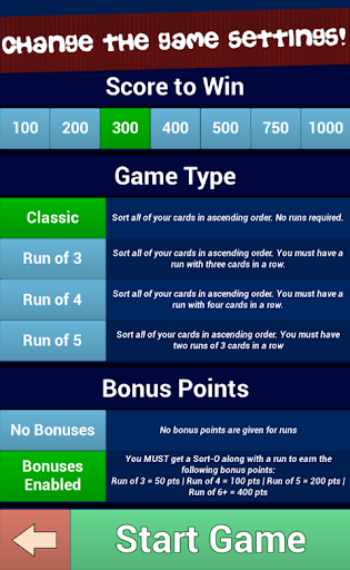 Sort-O - Rack Sorting Card App Screen 3