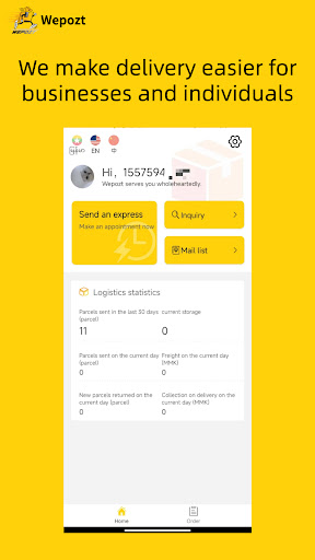 Android application Wepozt screenshort