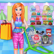 High School Girls Shopping: Cash register game